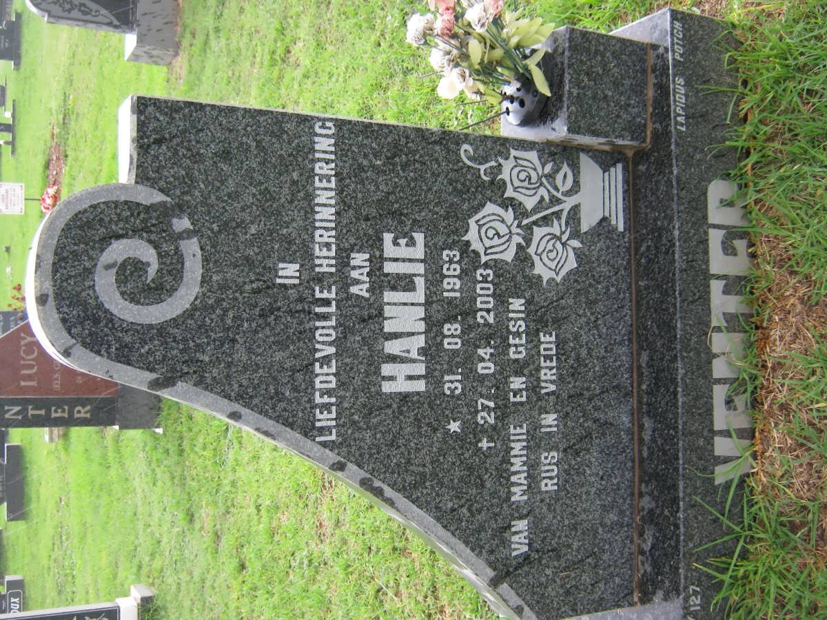 VENTER Hanlie 1963-2003