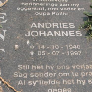 VENTER Andries Johannes 1940-1997