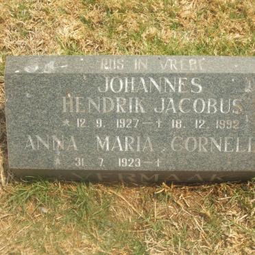 VERMAAK Johannes Hendrik Jacobus 1927-1992