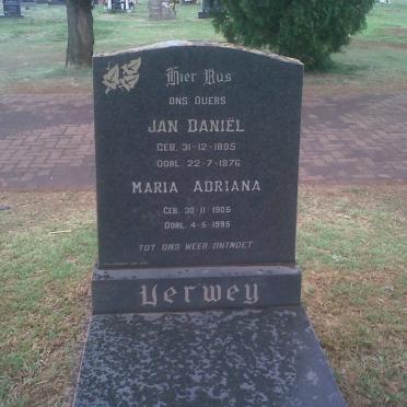 VERWEY Jan Daniël 1895-1976 &amp; Maria Adriana 1905-1995