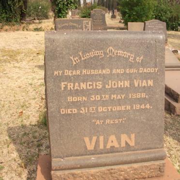 VIAN Francis John 1888-1944
