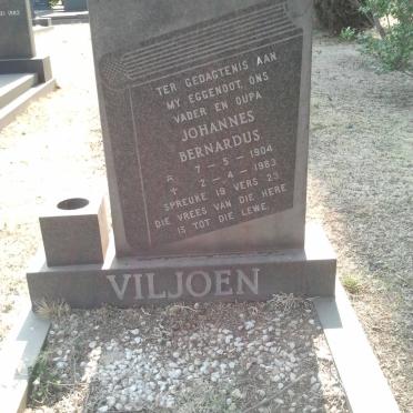 VILJOEN Johannes Bernardus 1904-1983