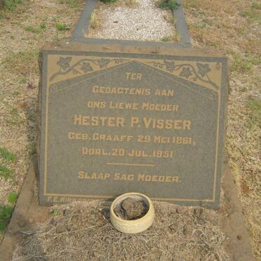 VISSER Hester P. nee GRAAFF 1861-1951