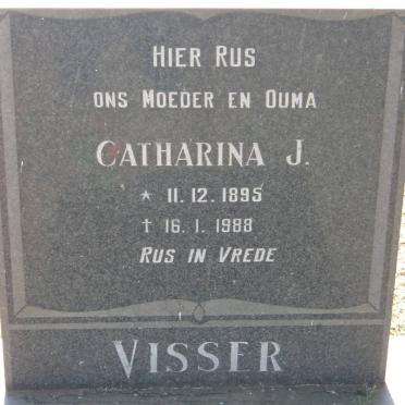 VISSER Catharina J. 1895-1988
