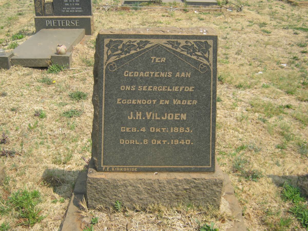 VILJOEN J.H. 1883-1940