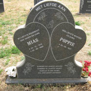 VUUREN Mias, Jansen van 1930-1999 &amp; Poppie 1937-