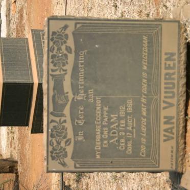 VUUREN Adam, van 1912-1961