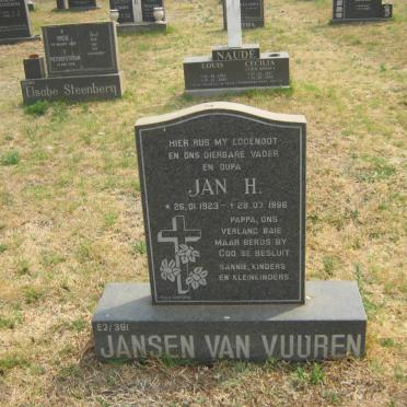 VUUREN Jan H., Jansen van 1923-1996