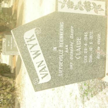 WYK Claude, van 1945-1972