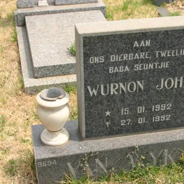 WYK Wurnon John, van 1992-1992