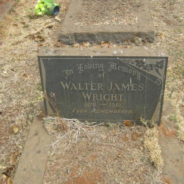 WRIGHT Walter James 1876-1961