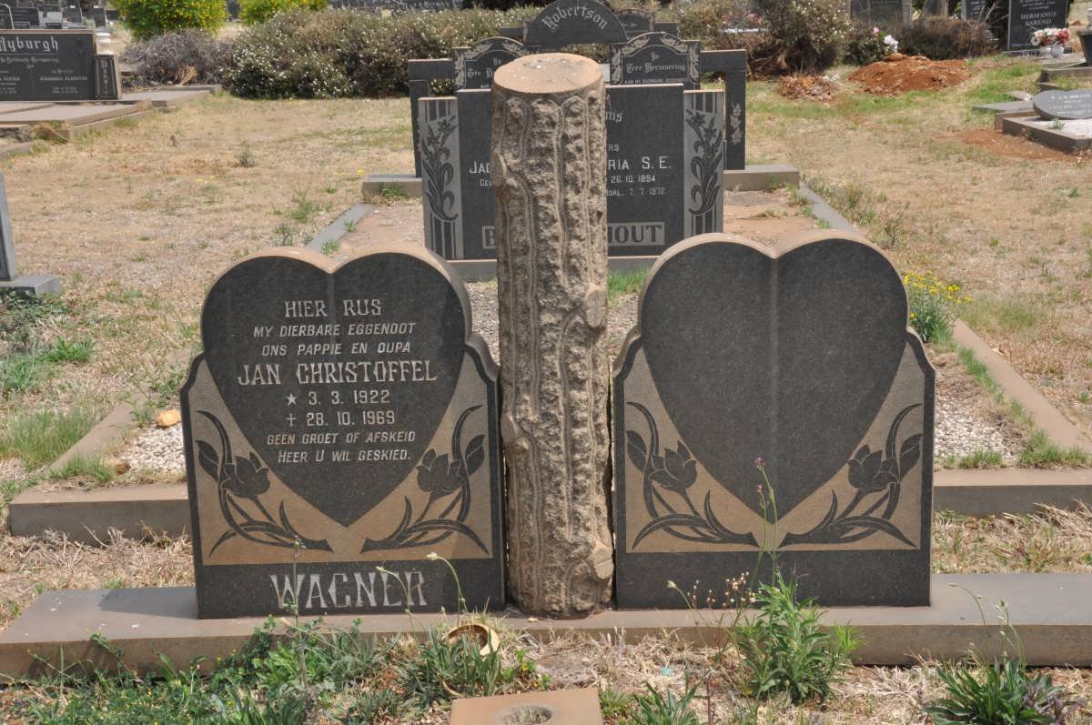 WAGNER Jan Christoffel 1922-1969