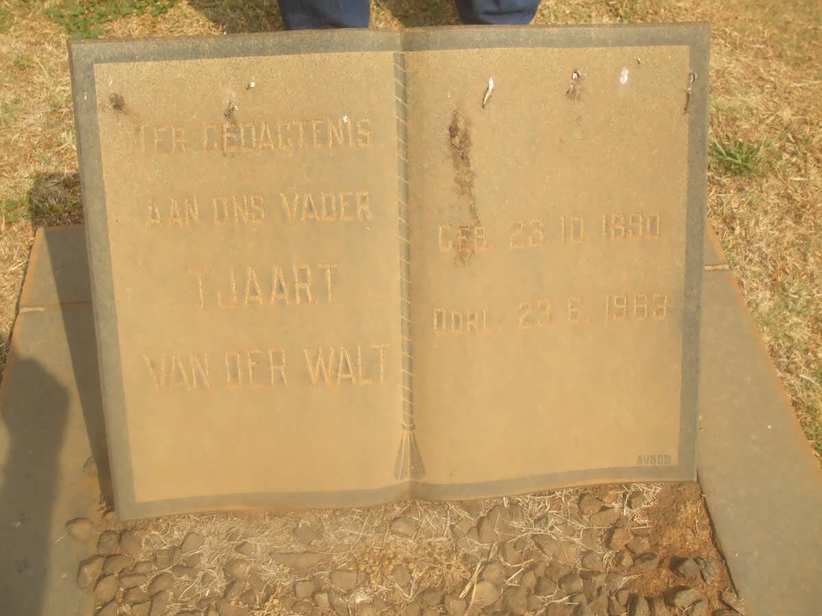 WALT Tjaart, van der 1890-1963