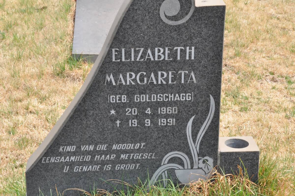 WAAL Elizabeth Margareta, de nee GOLDSCHAGG 1960-1991
