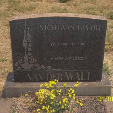 WALT Nicolaas Tjaart, van der 1895-1970