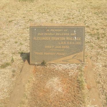 WALLACE Alexander Brunton -1952