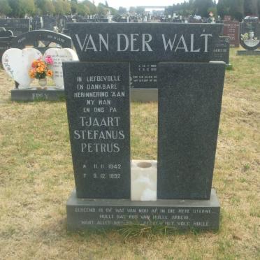 WALT Tjaart Stefanus Petrus, van der 1942-1992