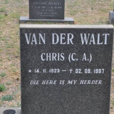 WALT C.A., van der 1923-1997