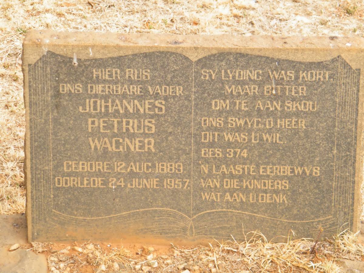 WAGNER Johannes Petrus 1889-1957