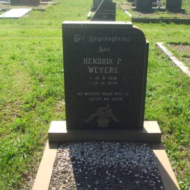 WEYERS Hendrik P. 1918-1974