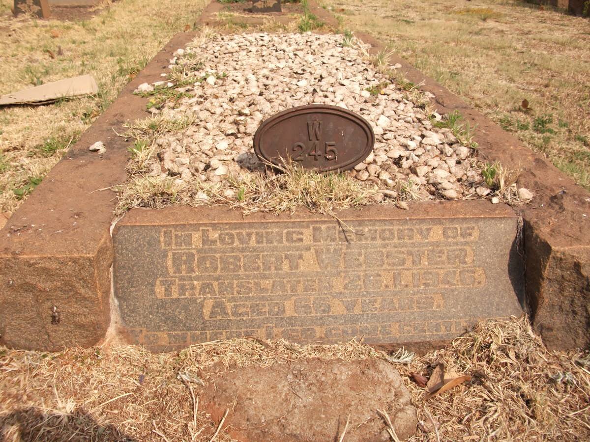 WEBSTER Robert -1946