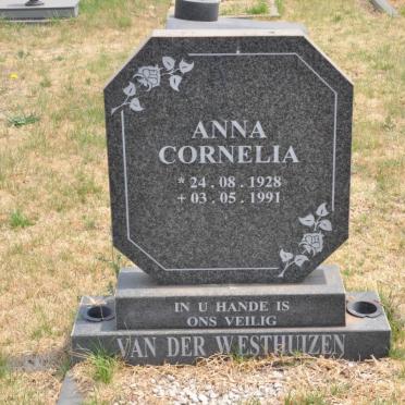 WESTHUIZEN Anna Cornelia, van der 1928-1991