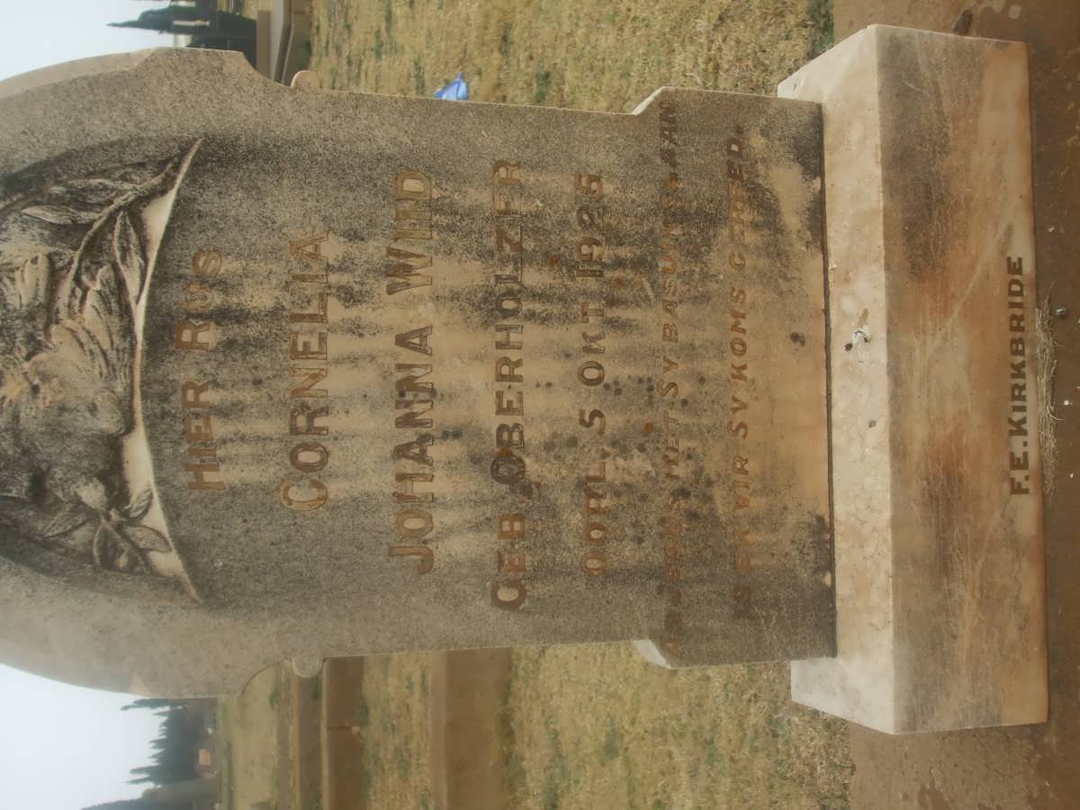 WIID Johanna nee OBERHOLZER -1925