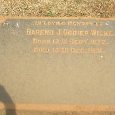 WILKE Barend J. Godier 1872-1931