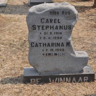 WINNAAR Carel Stephanus, de 1916-1990 &amp; Catharina M. 1923-2003