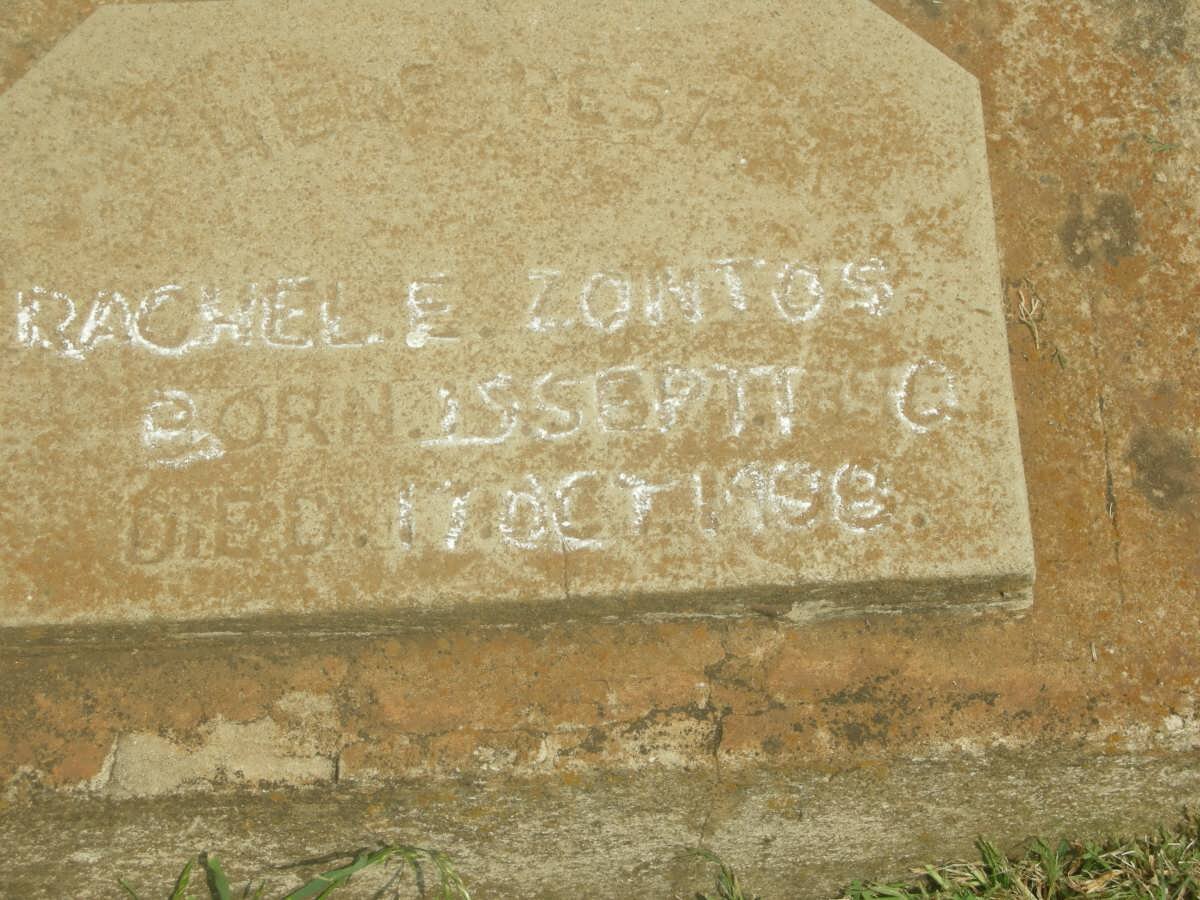 ZONTOS Rachel E. 18?0-19?8