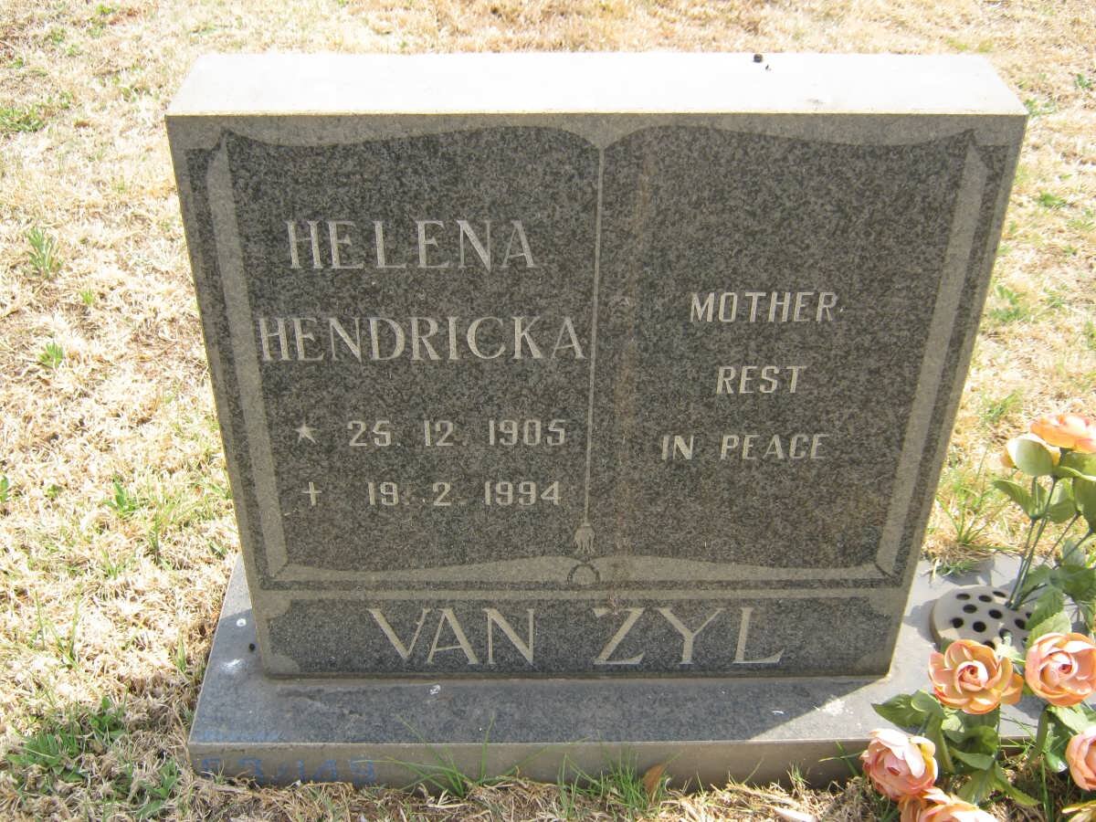 ZYL Helena Hendricka, van 1905-1994