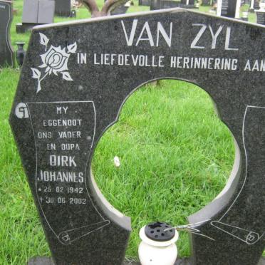 ZYL Dirk Johannes, van 1942-2002