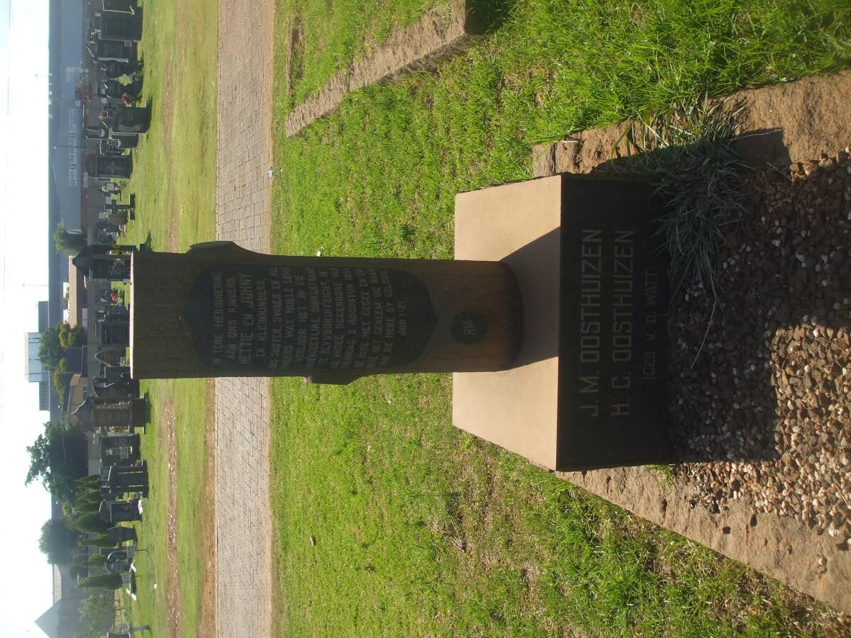 08. Gedenksteen vir die OOSTHUIZEN gesin