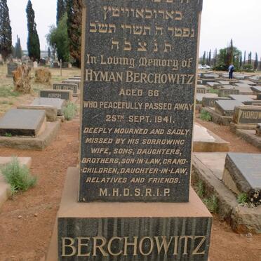 BERCHOWITZ Hyman -1941