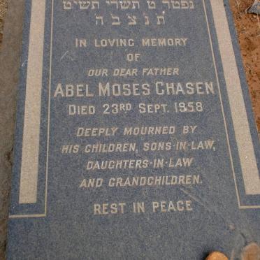 CHASEN Abel Moses -1958