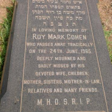 COHEN Roy Mark -1965