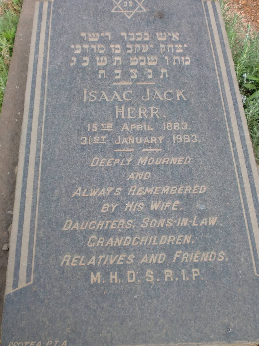 HERR Isaac Jack -1963