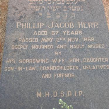 HERR Philip Jacob -1959