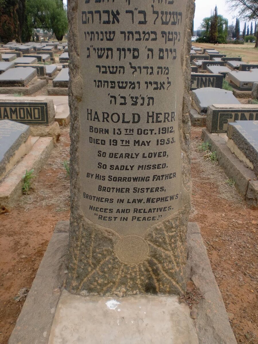 HERR Harold 1912-1953