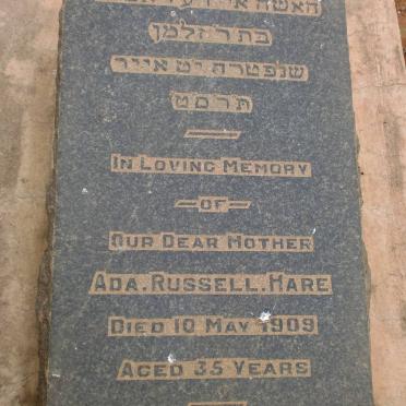 HARE Ada Russell -1909