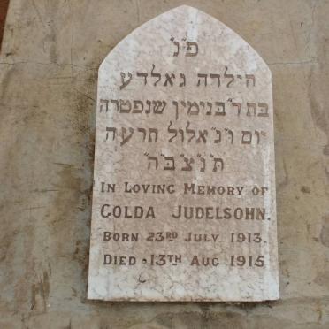 JUDELSOHN Golda 1913-1915