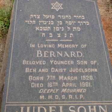 JUDELSOHN Bernard 1926-1961