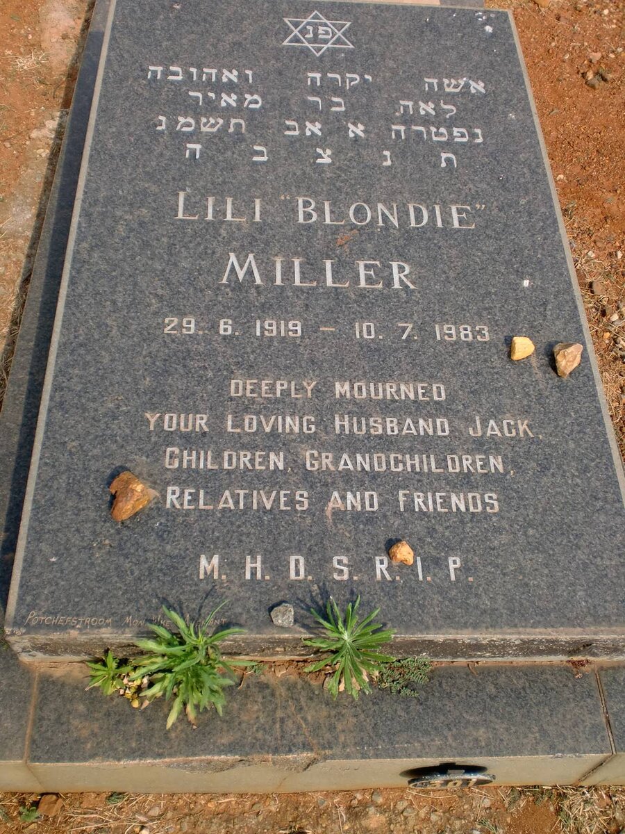 MILLER Lili Blondie 1919-1983