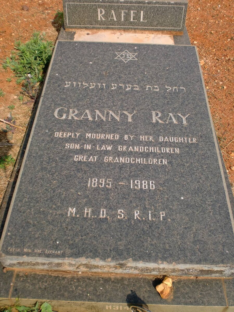 RAFEL Granny Ray 1895-1986