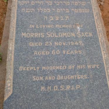 SACK Morris Solomon -1947