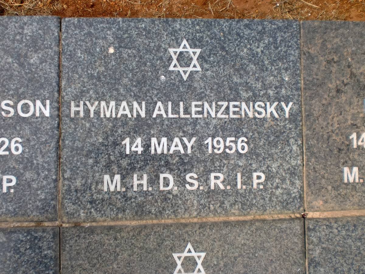ALLENZENSKY Hyman -1956