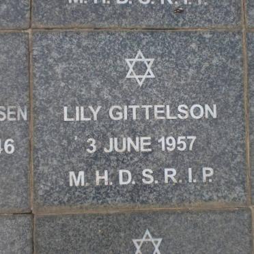 GITTELSON Lily -1957