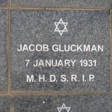 GLUCKMAN Jacob -1931