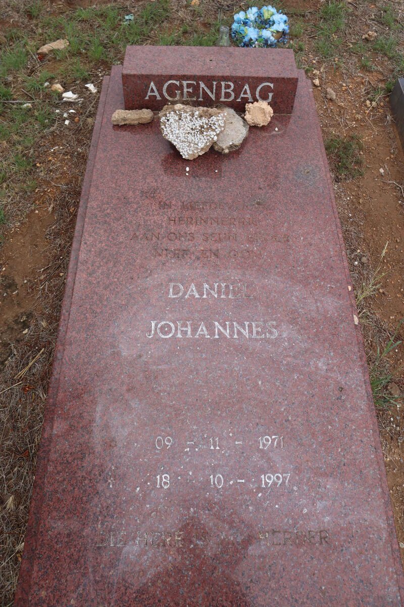 AGENBAG Daniel Johannes 1971-1997