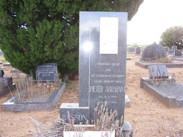 BASSON Pieter Abraham 1896-1963